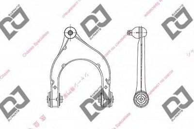 DJ PARTS da1137 -  Рычаг независимой подвески колеса, подвеска колеса
